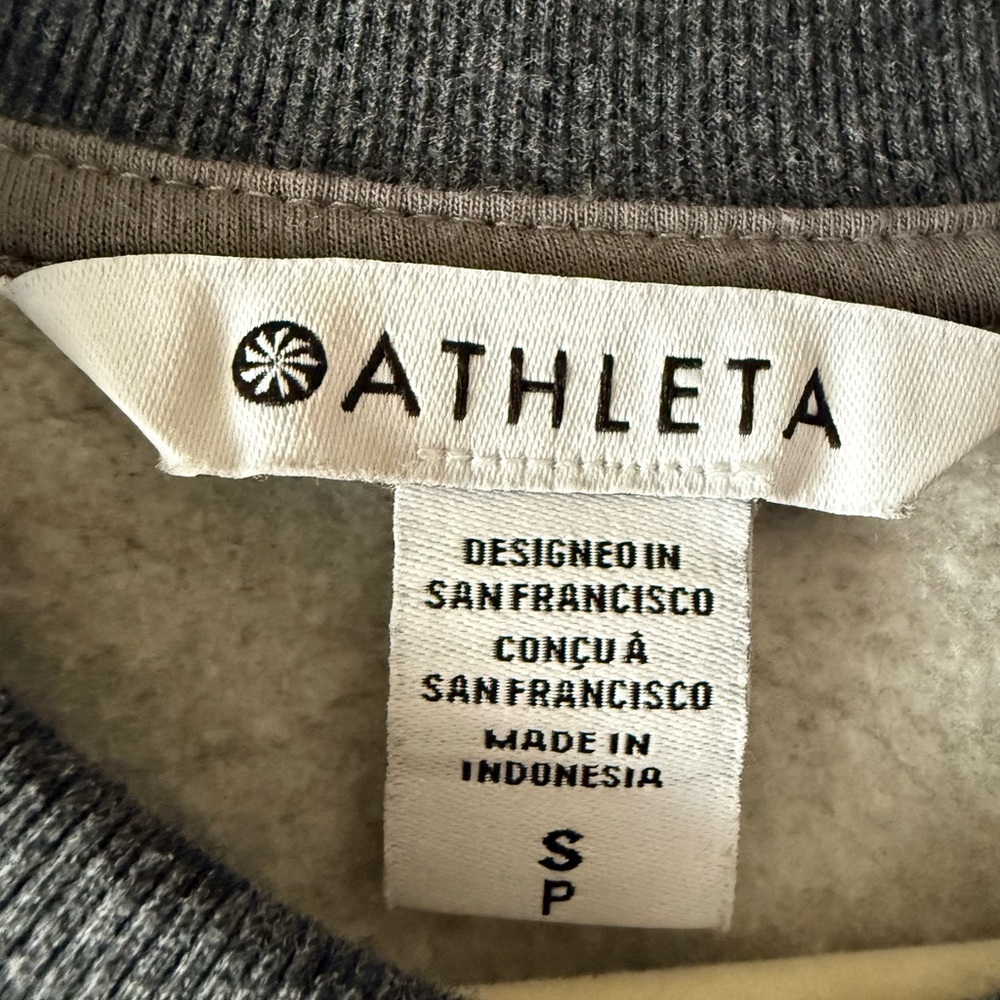 Athleta Gray Crewneck Sweater